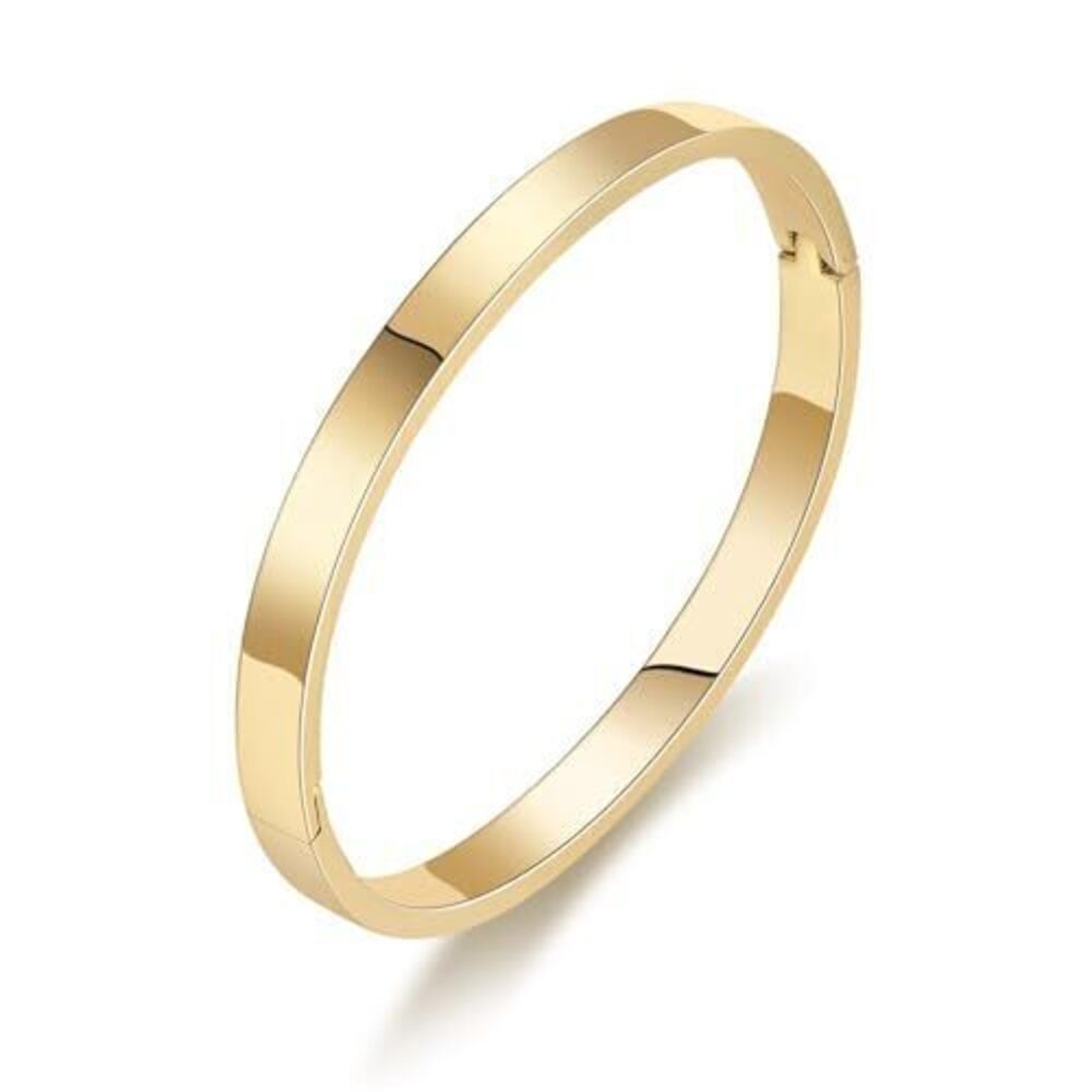 1060 18K Gold-Plated Love Friendship Bracelets Trendy Stainless Steel